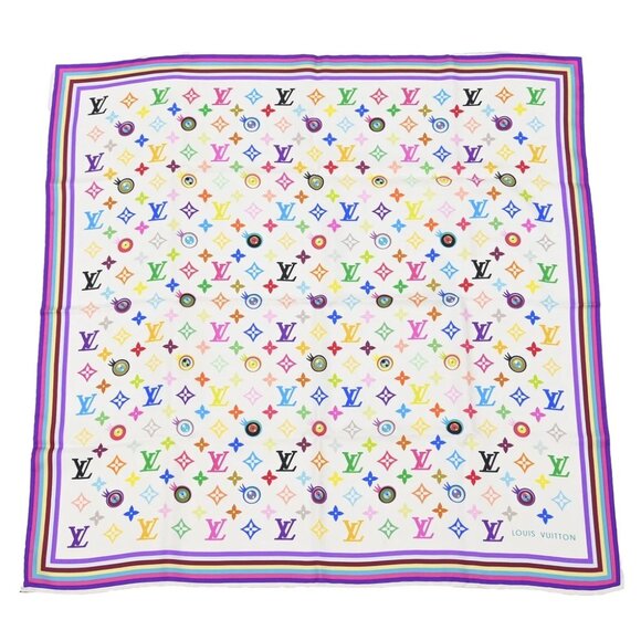 Louis Vuitton White Eye Love Monogram Scarf - Picture 1 of 4